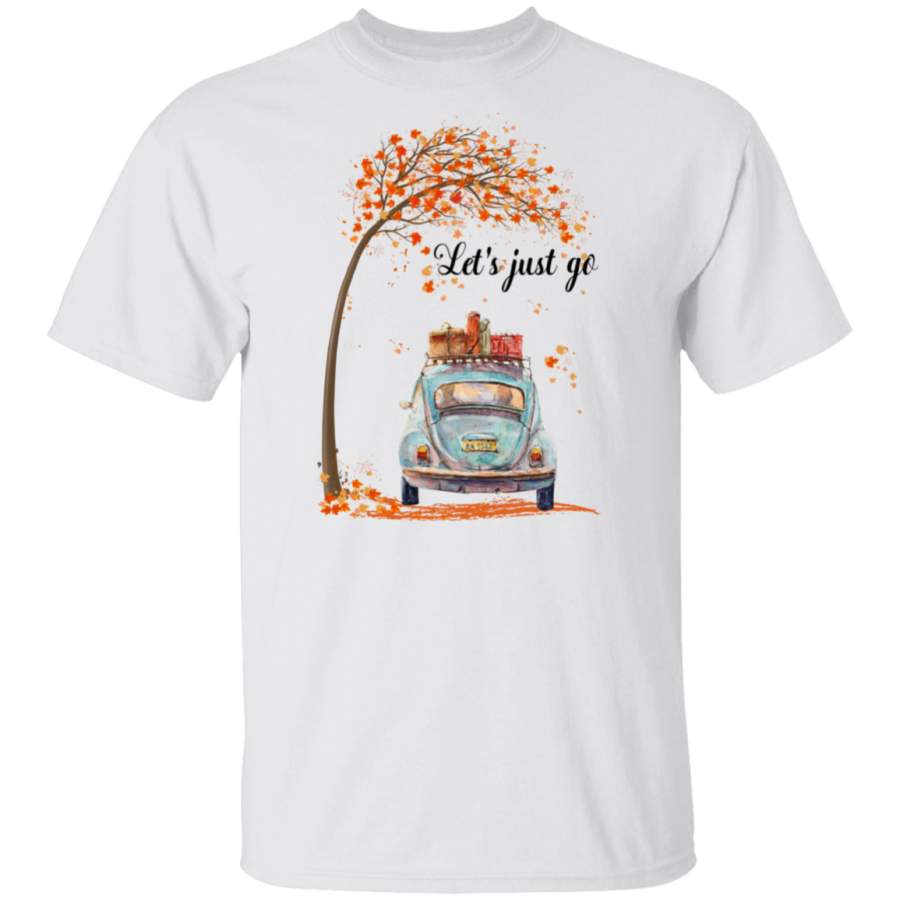 Vintage Beetle Fall Let’s Just Go Shirt