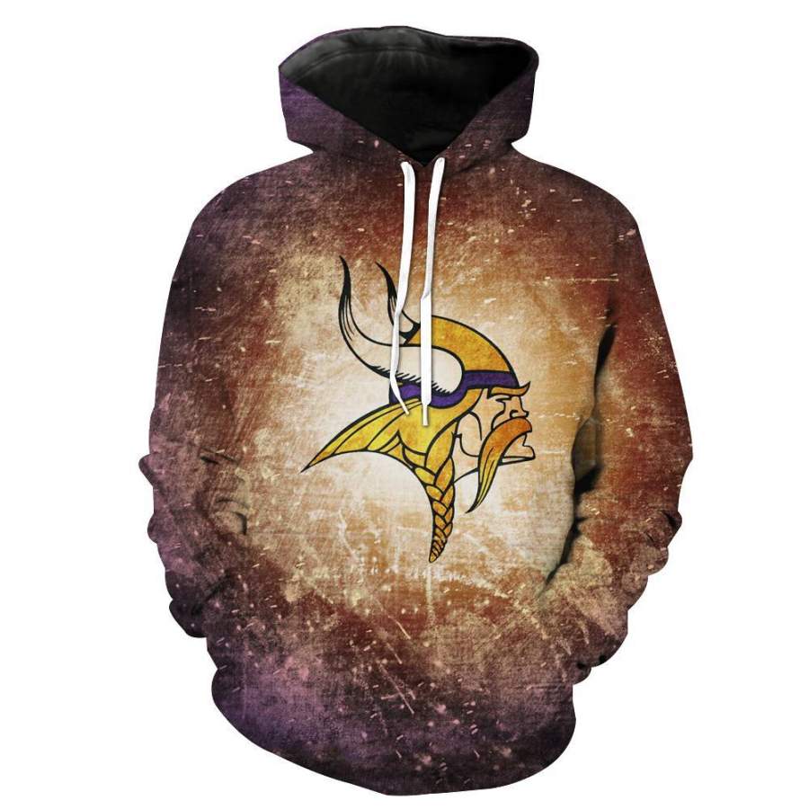 Minnesota Vikings Hoodie 3D Style2935 All Over Printed