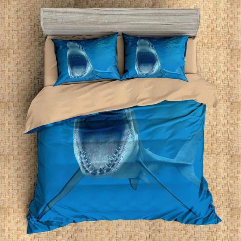 3D Customize Shark Bedding Set Duvet Cover Set Bedroom Set Bedlinen