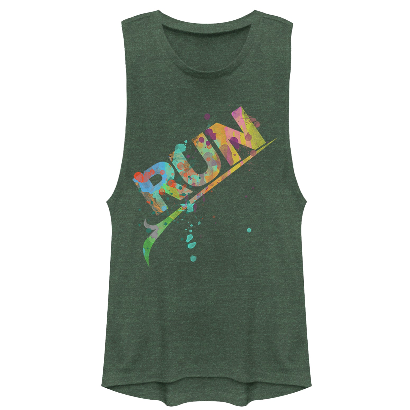 Chin Up Junior’S Let The Colors Run  Festival Muscle Tee