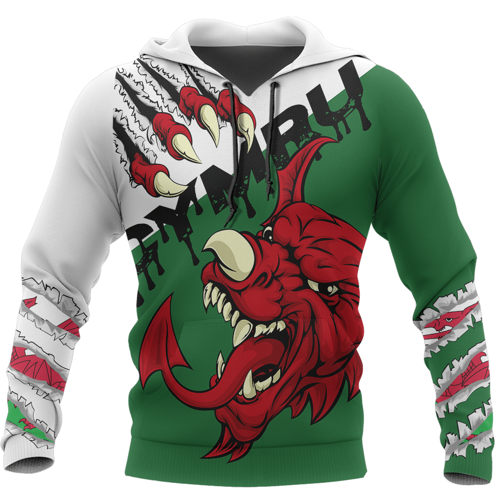 Welsh Dragon Special Hoodie Nvd1058