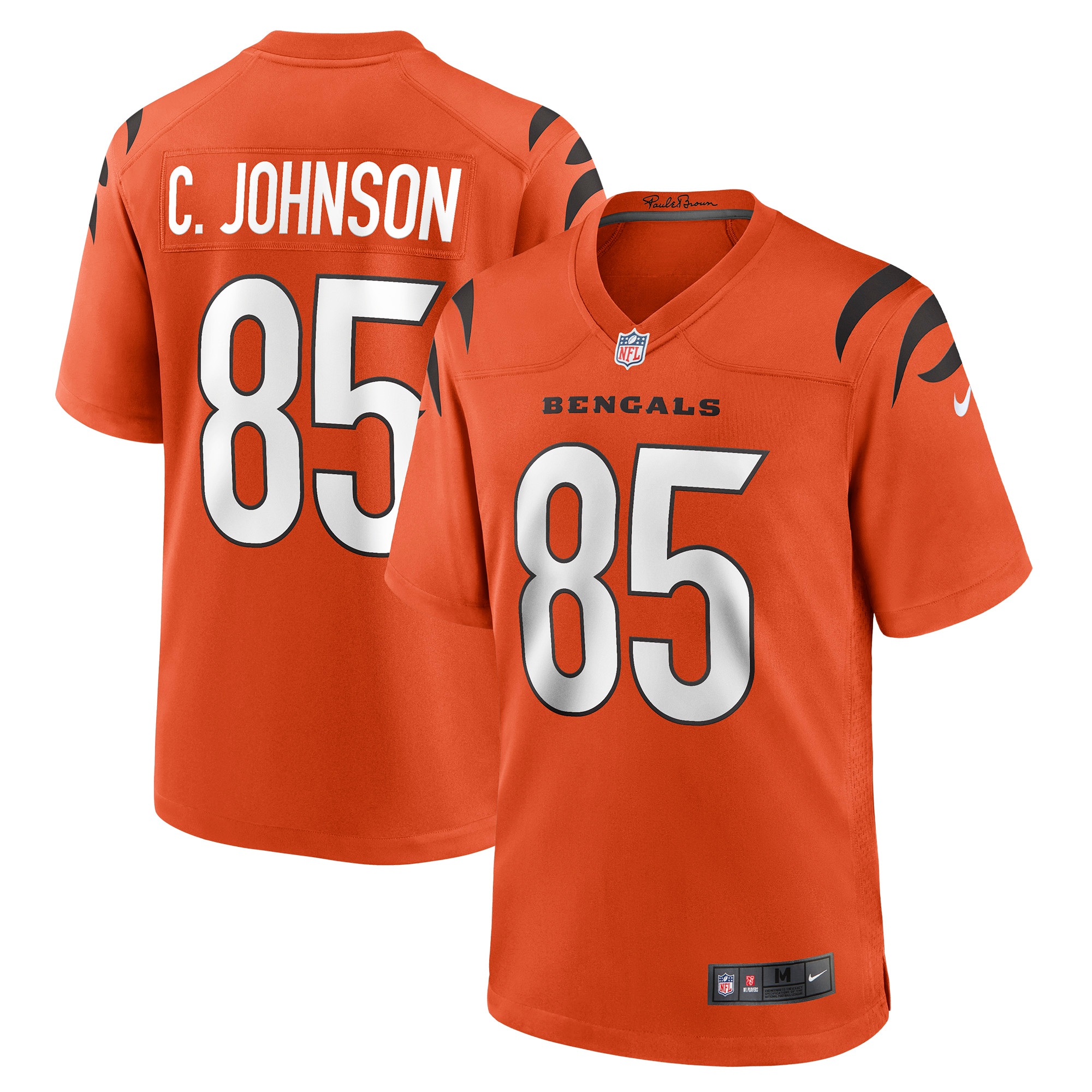 Chad Johnson Cincinnati Bengals Retired Player Alternate Game Jersey – Orange