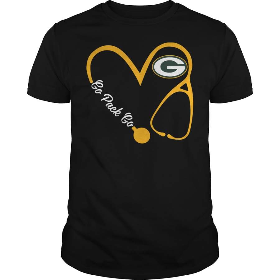 Green Bay Packers Love Nurse Go Pack Go – T-Shirt