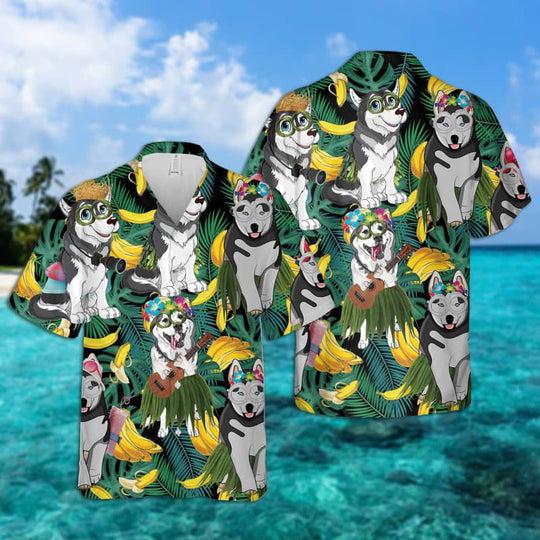 Husky Summer Hawaii Shirt For Men Women Ha26228