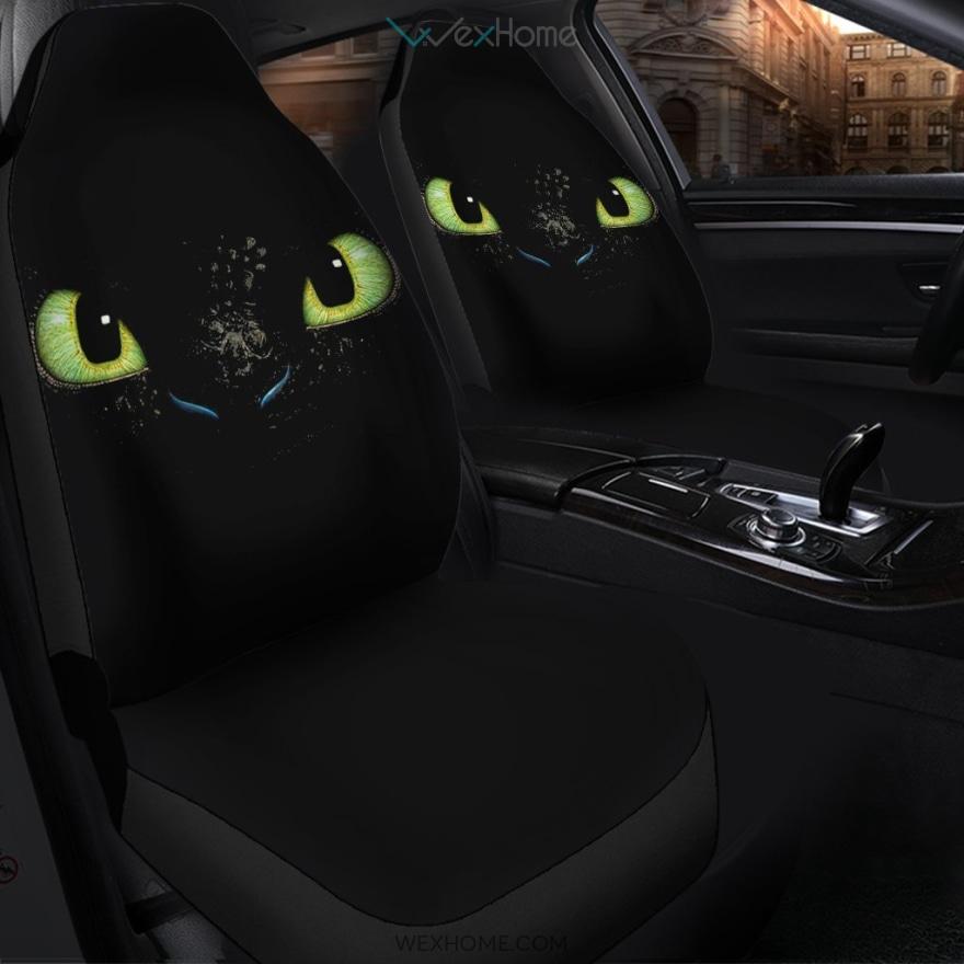 Toothless Dragon Car Seat Covers