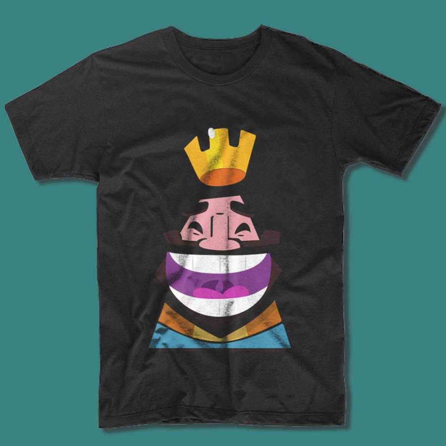 Clash Royale Emoticon Laughing King T-Shirt