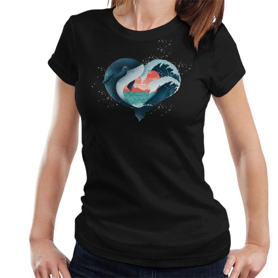 Heart Animals Whale Women’s T-Shirt