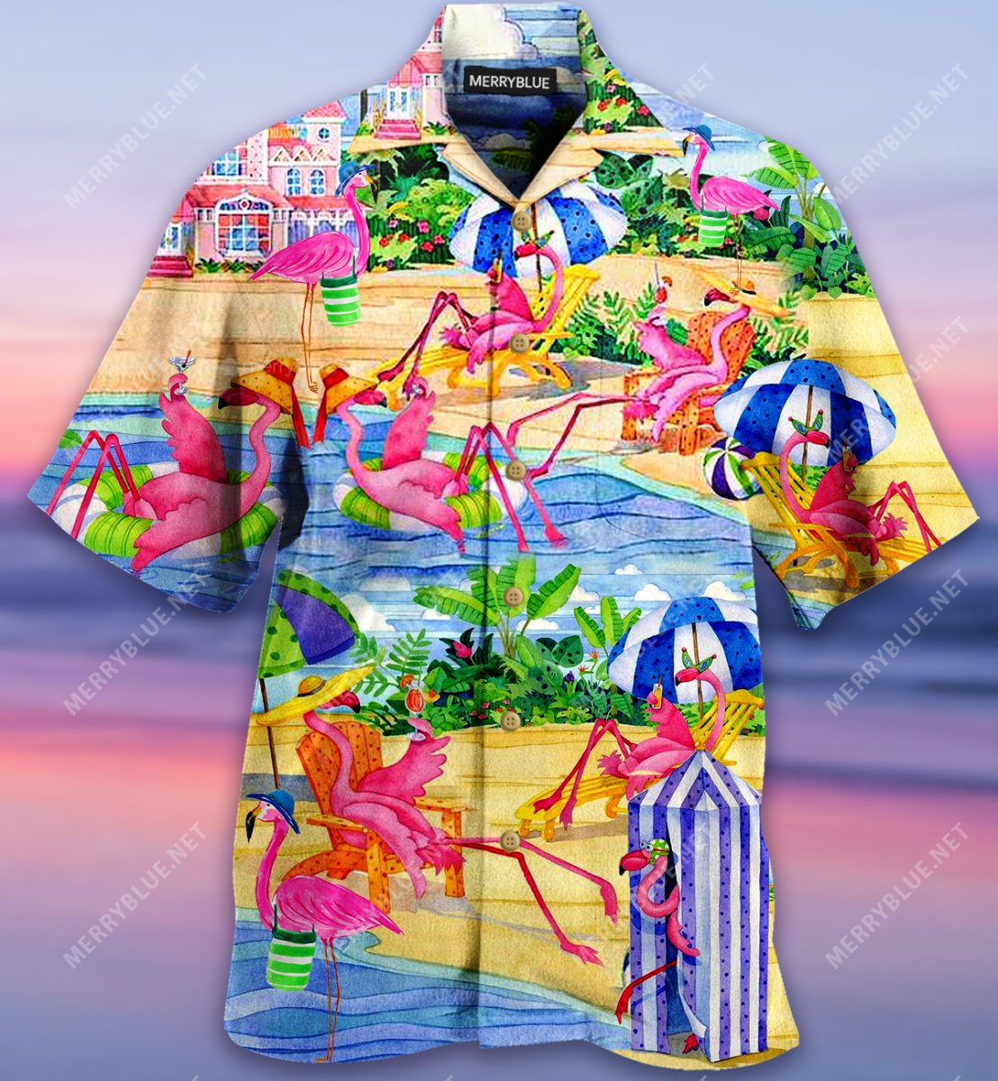 Sometimes You Just Need To Chill Flamingo Unisex Hawaii Shirt Ha57976