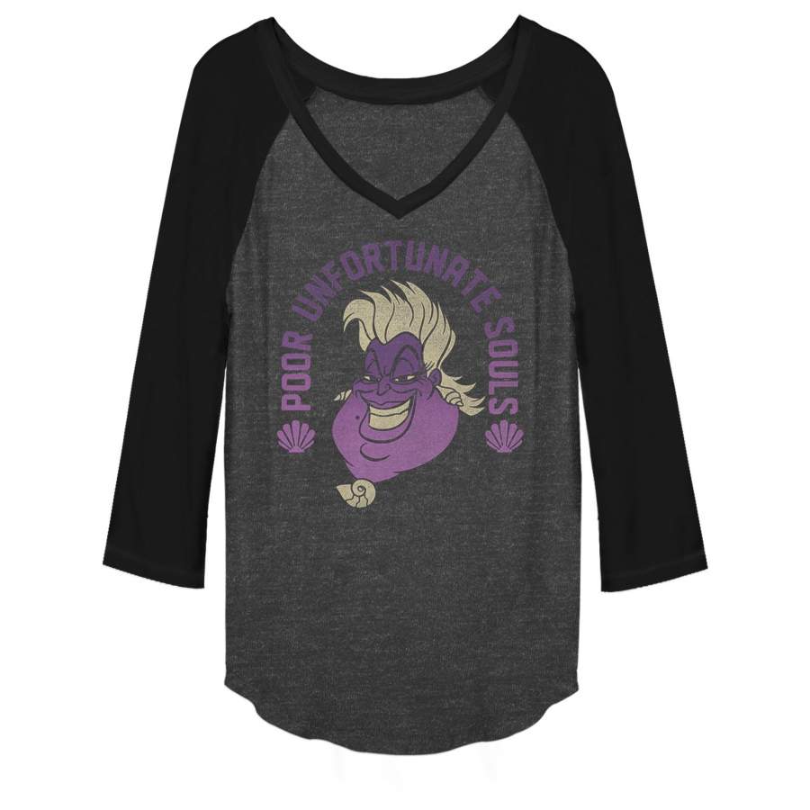 The Little Mermaid Junior’s Ursula Witch  Baseball Tee