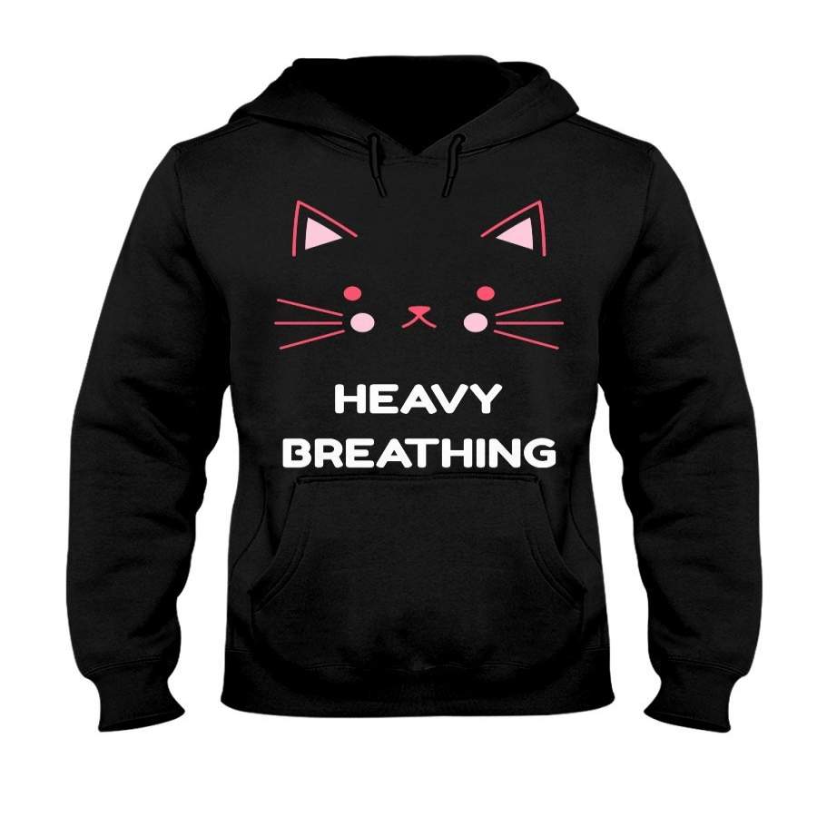 Heavy Breathing Cat Hoodie