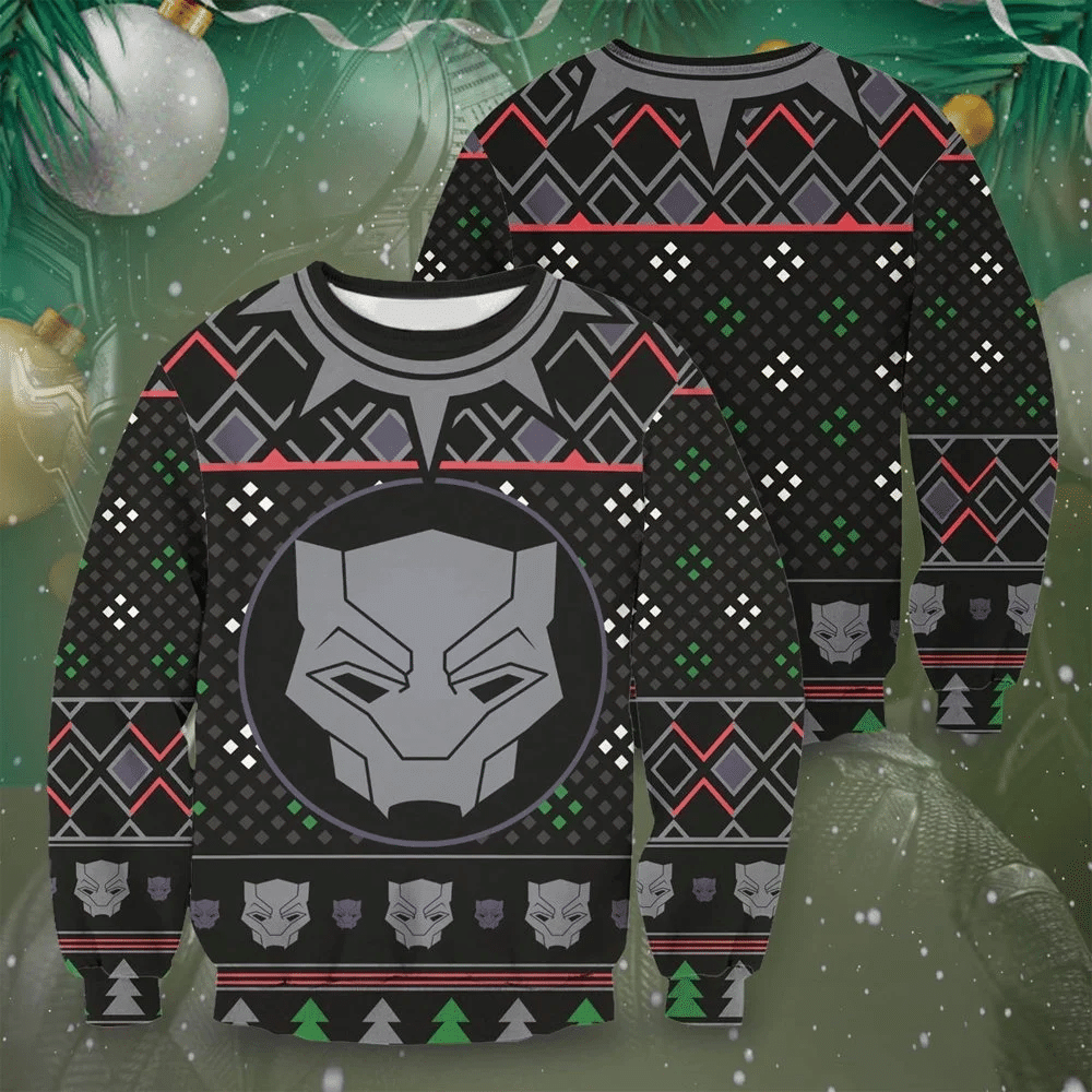 A Wakandan Ugly Christmas Sweater