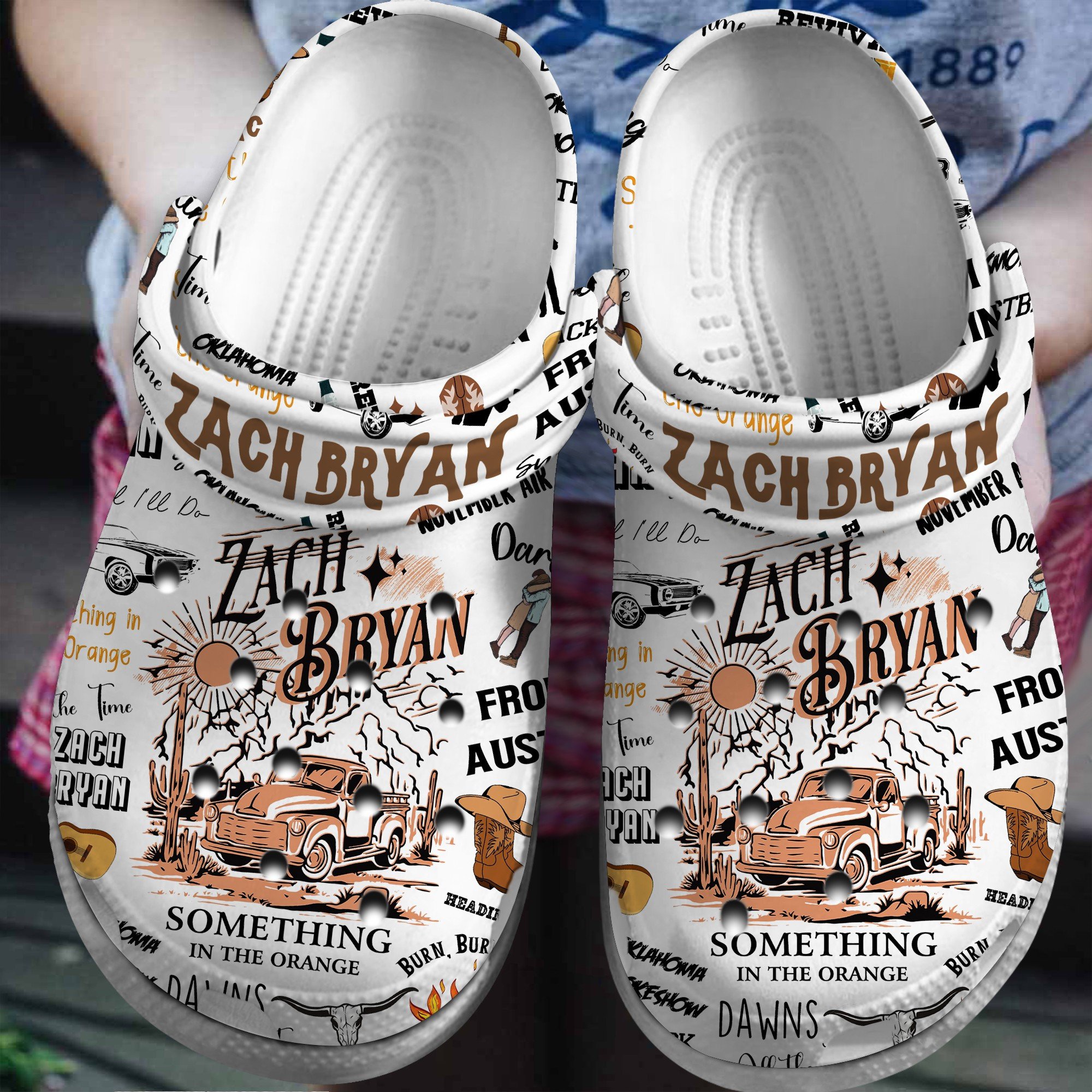 Zach Bryan Singer Music Crocss Crocband Clogs Shoes Comfortable For Men Women And Kids Eg