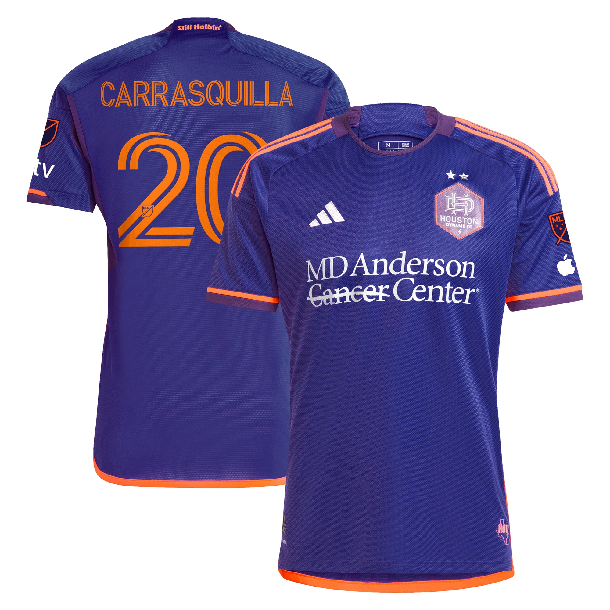 Adalberto Carrasquilla Houston Dynamo FC 2024 Still Holdin' Authentic Player Jersey  Purple