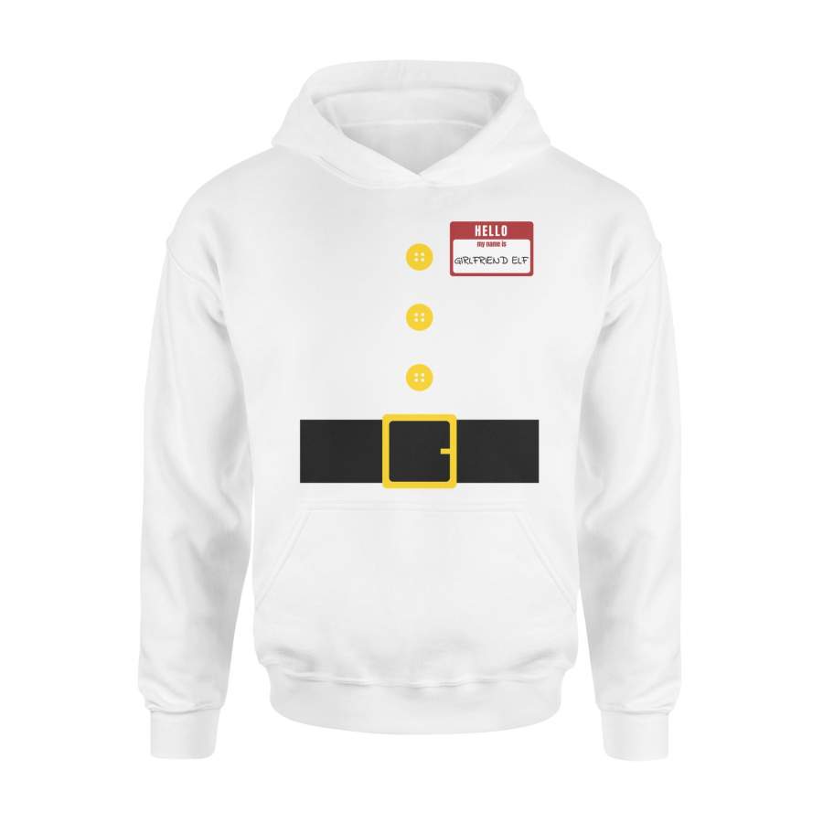 Girlfriend Elf Christmas Pajama For Girlfriends Hoodie
