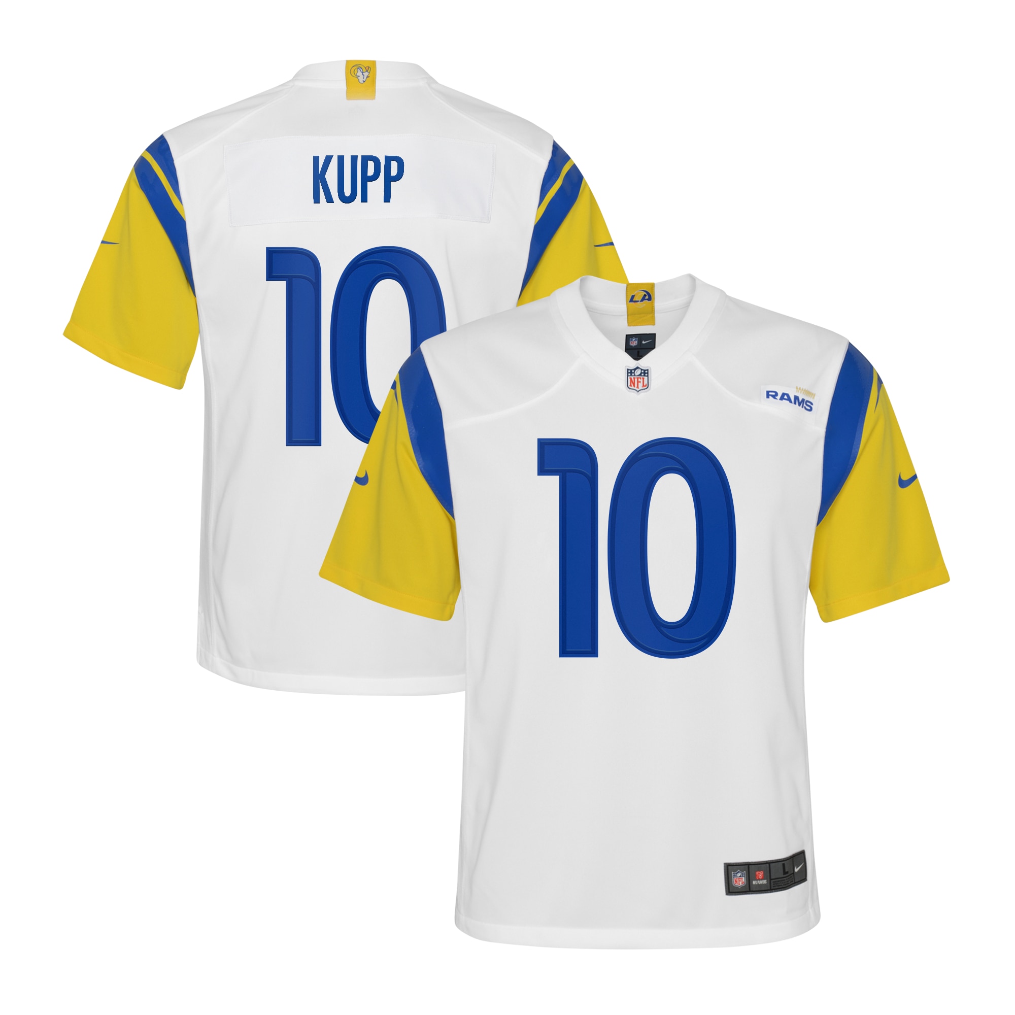 Cooper Kupp Los Angeles Rams Youth Game Jersey – White