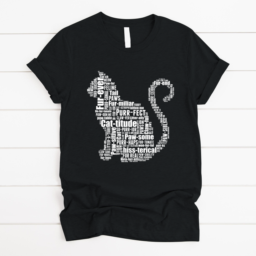 Cat Tshirt With Awesome Puns Love Cats Wear This
