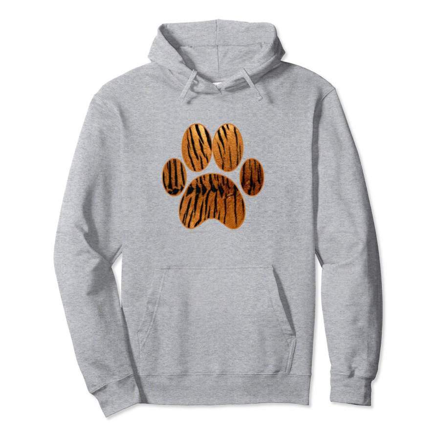 Bengal Tiger Paw Hoodie Tiger Print African Safari Gift