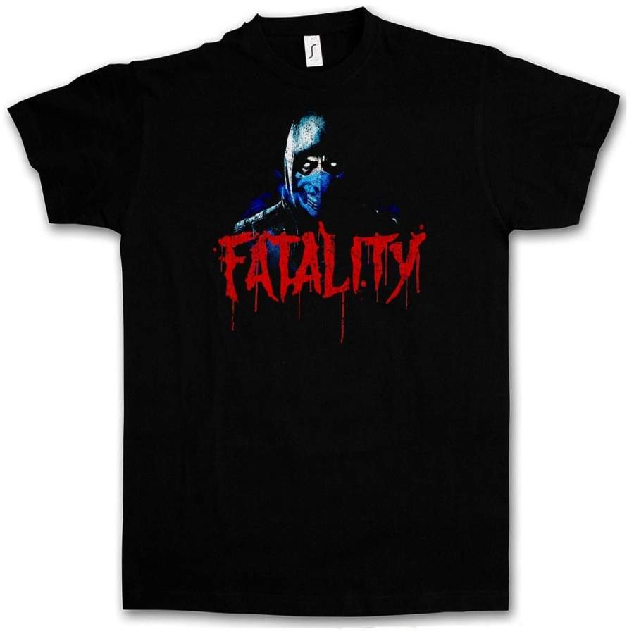 Vintage Sub-Zero Fatality T-Shirt Scorpion Mk Raiden Mortal Kombat T-Shirt