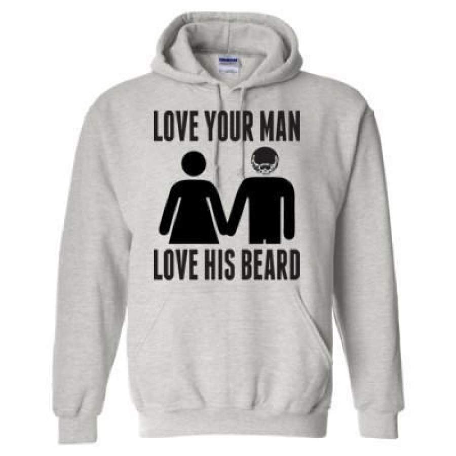 AGR Love Your Man Love His Beard – Heavy Blend™ Hooded Sweatshirt