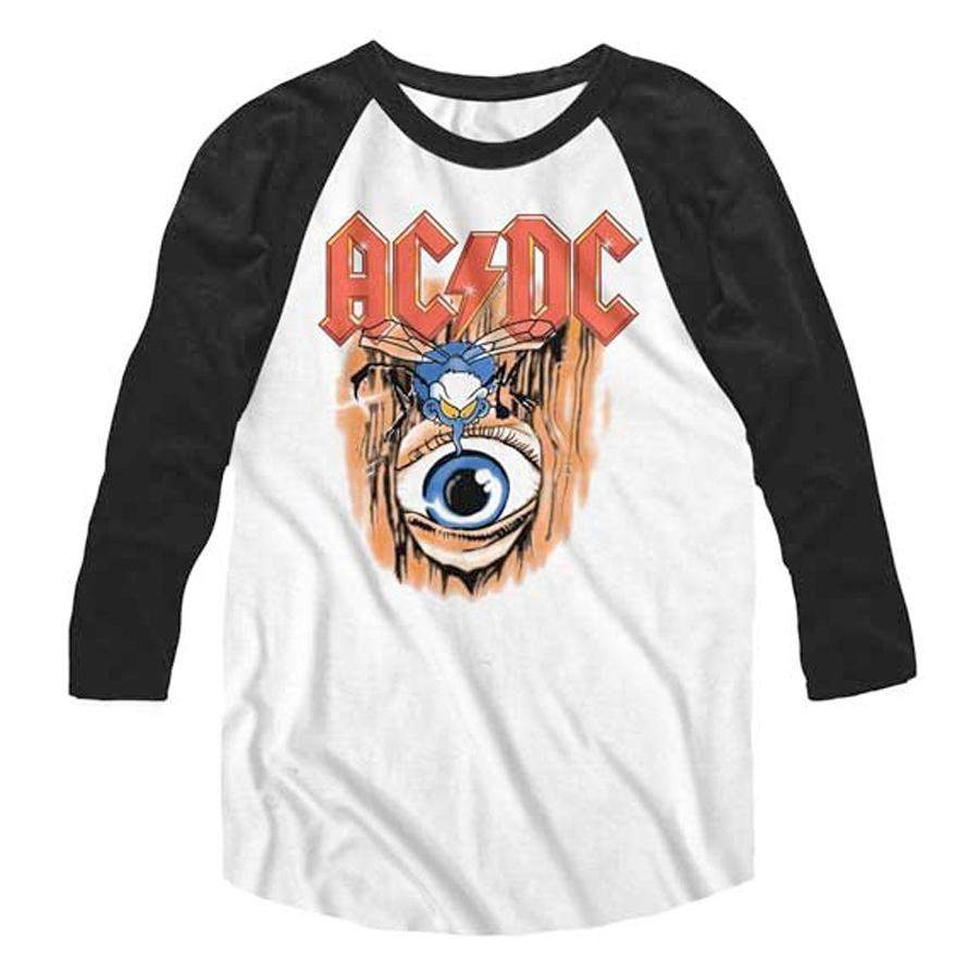 AC/DC – Vintage Fly On The Wall – Raglan Baseball Jersey t-shirt