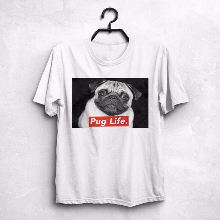 Pug Life Gangsta Dog Animals Are Friends Mens T Shirt