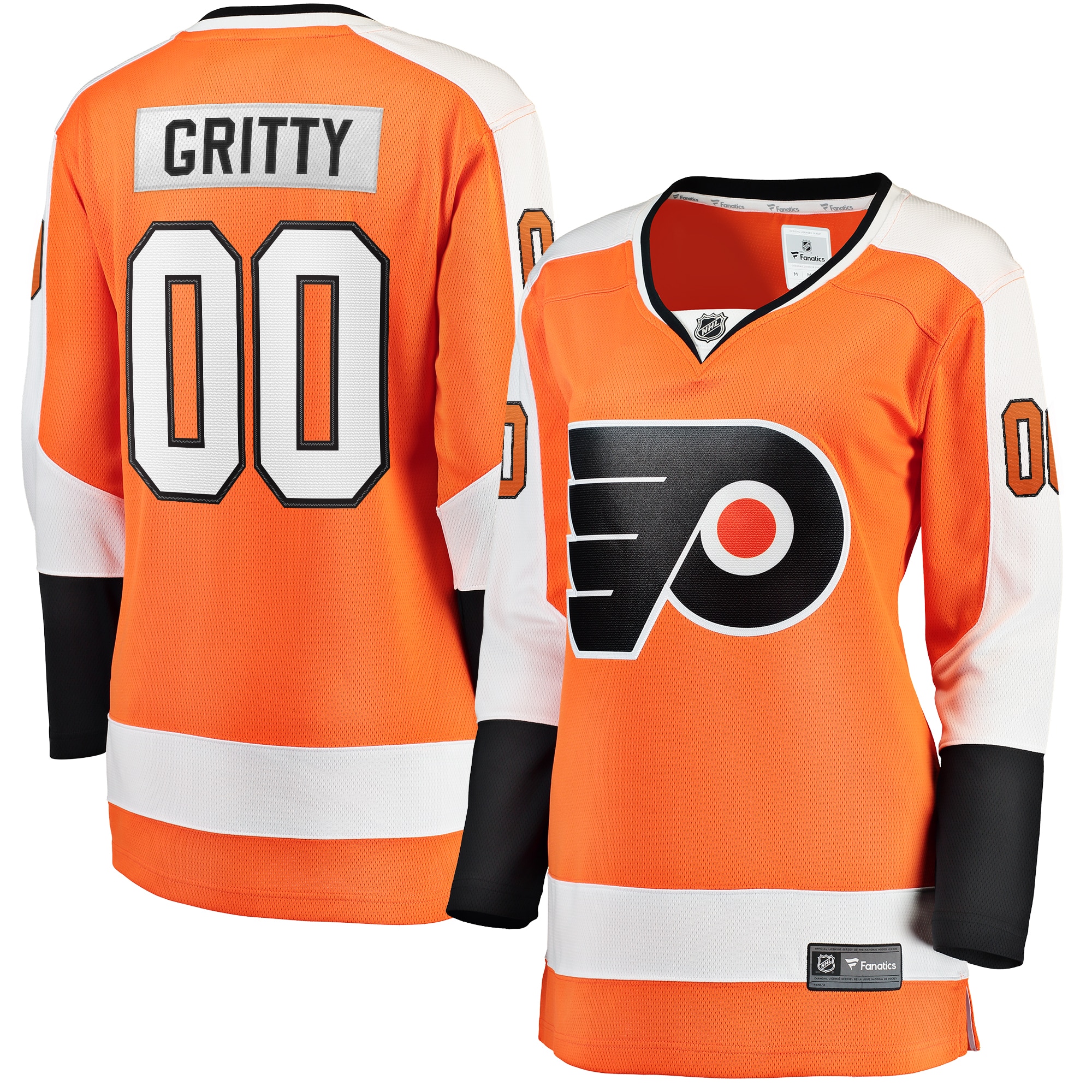 Gritty Philadelphia Flyers Women's Branded Breakaway Player Jersey – Orange