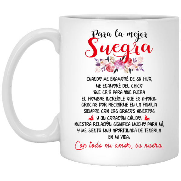 Para La Mejor Suegra Mug