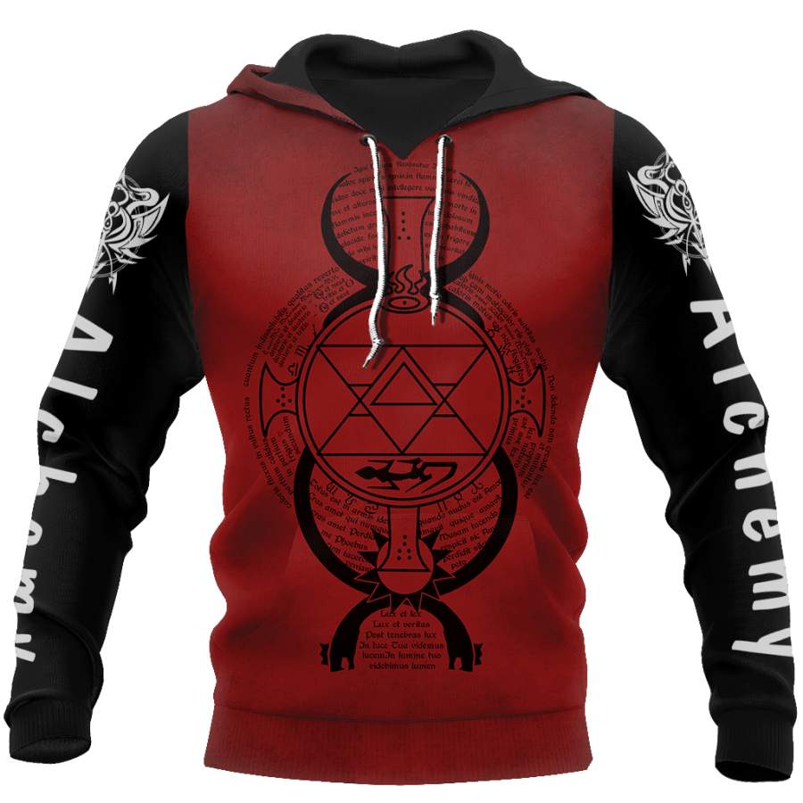 Alchemy 3D All Over Printed Shirts Hoodie JJ030103