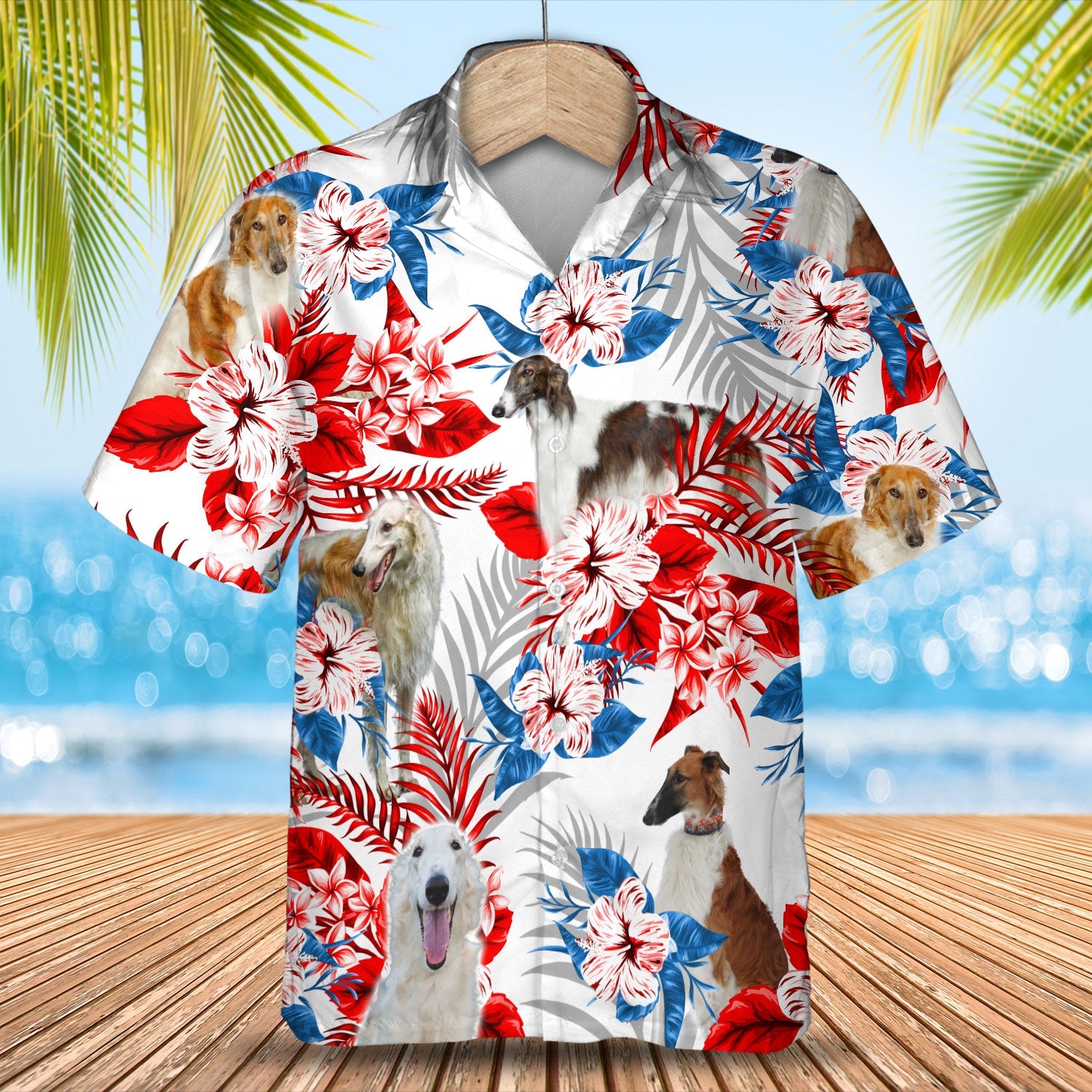 Borzoi Hawaii Shirt Gift For Summer Aloha Hawaii Men And Women Ha80639