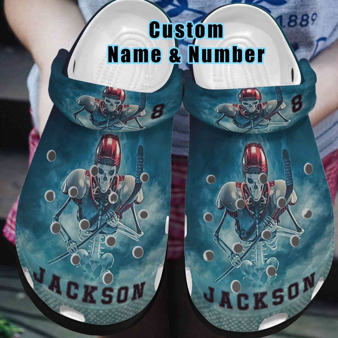 Hockey Personalized Clog, Custom Name, Text, Color, Number Fashion Style For Women, Men, Kid, Print 3D Be The Best Version