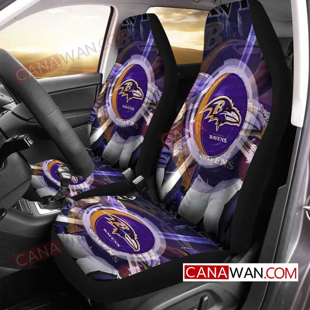 Baltimore Ravens Style120 3D Customized Personalized Car Seat Cover