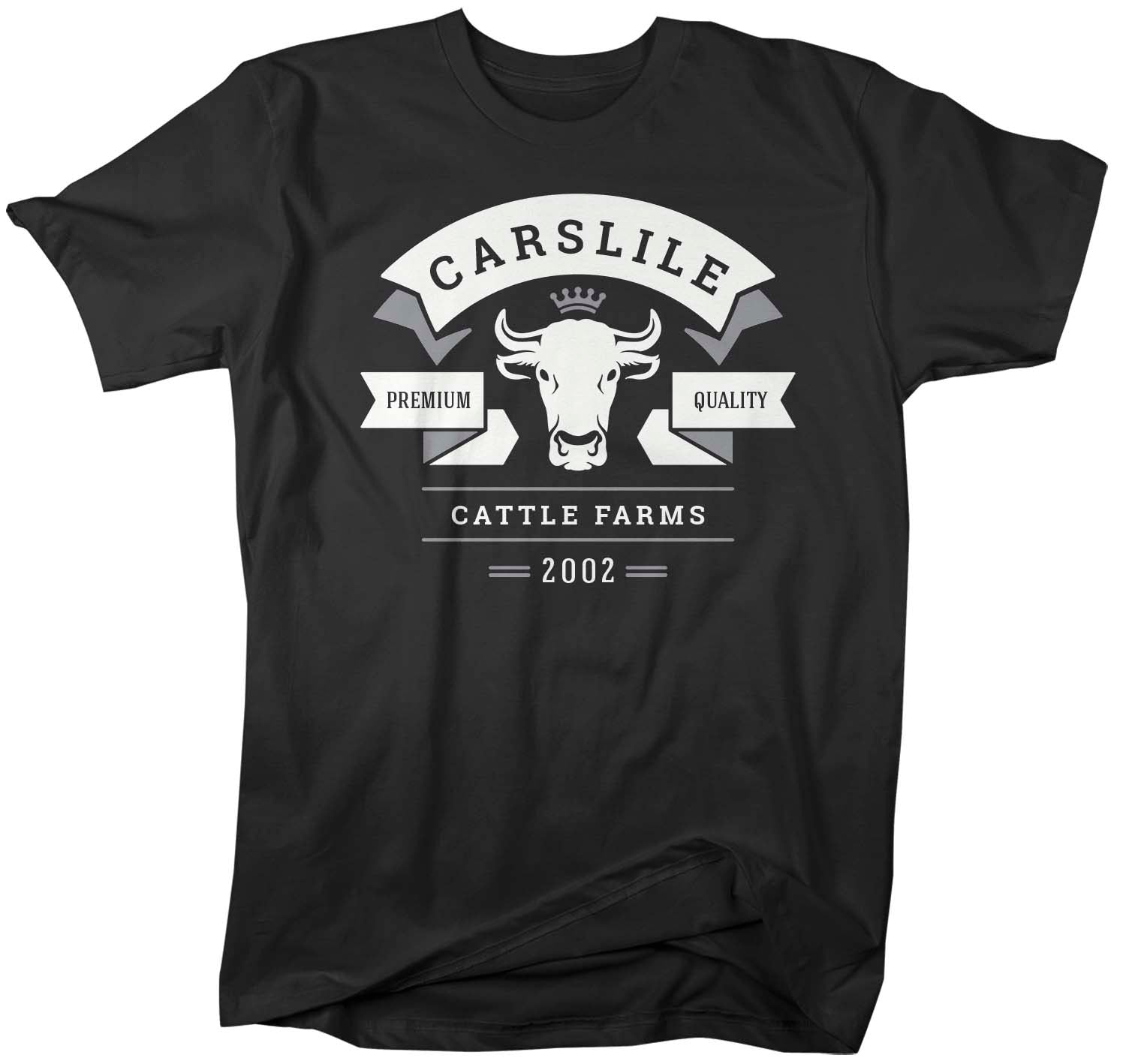 Men’S Personalized Cattle Ranch T Shirt Cow Farm Shirt Farmer Gift Idea Custom Bull Shirt Rancher Shirts Man Unisex