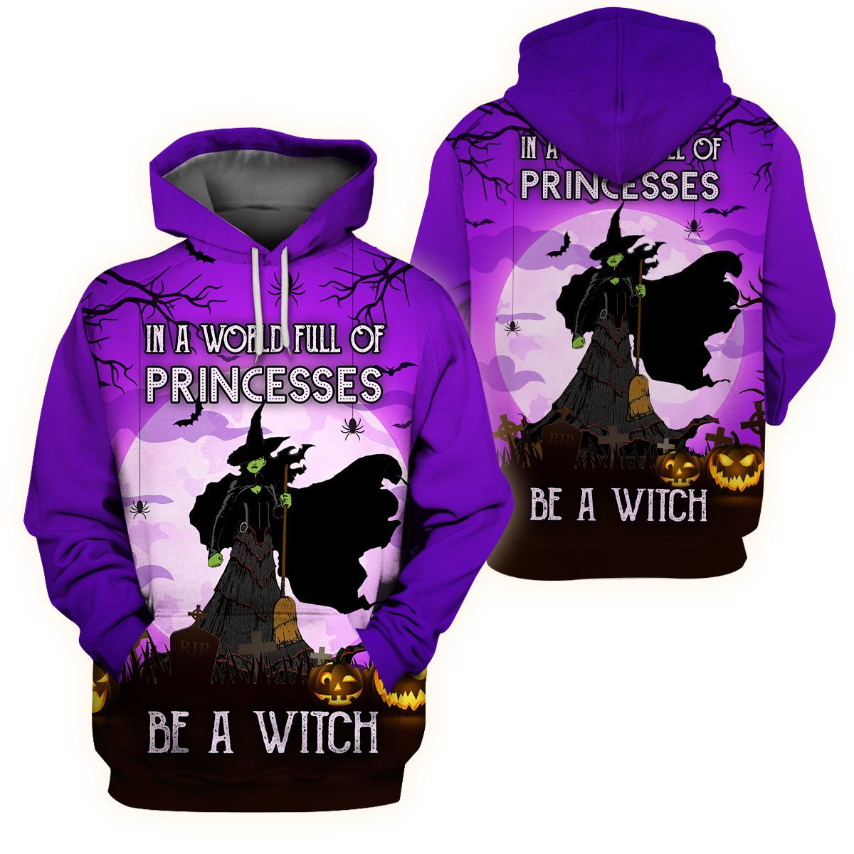 3D All-Over Printed Apparels ‘Halloween Witch’ (Hc-Hg99)