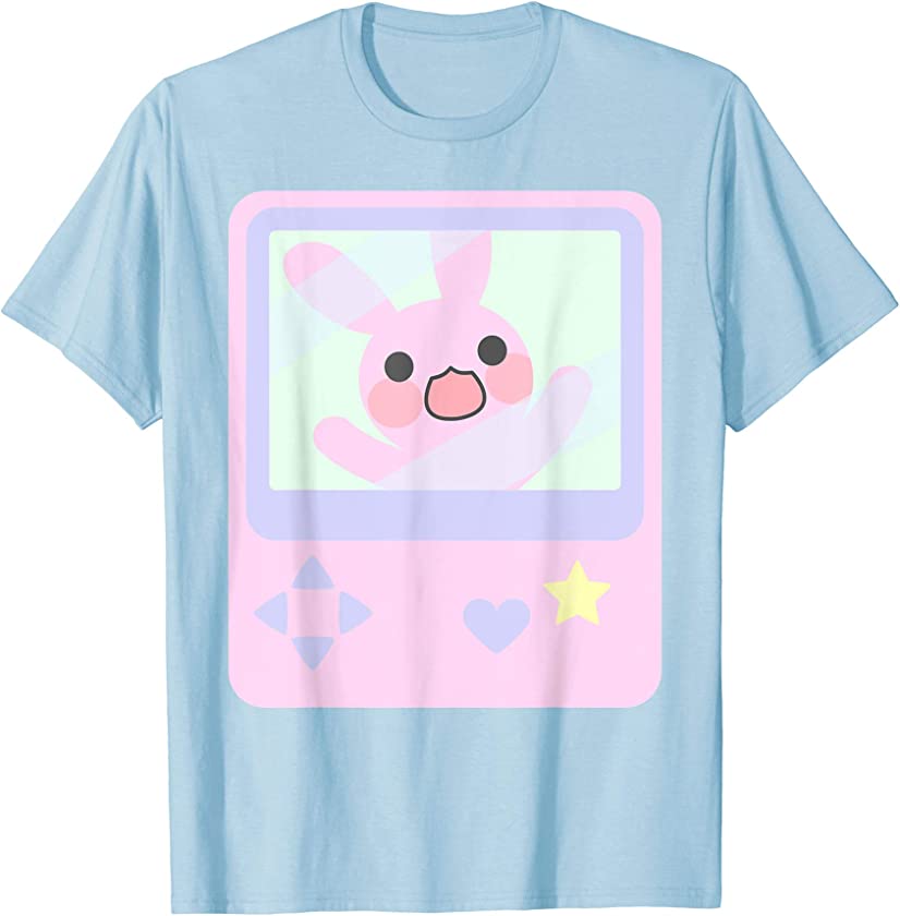 Kawaii Gamer Bunny Rabbit Pastel Shirt