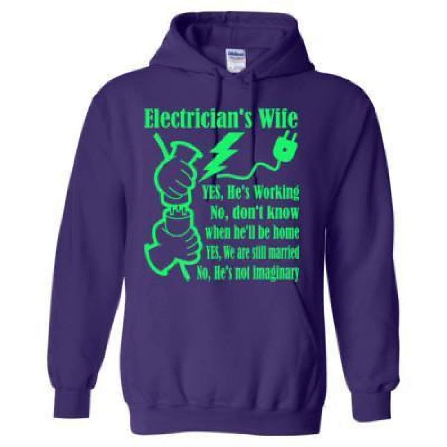 AGR Electricians Wife – Heavy Blend™ Hooded Sweatshirt