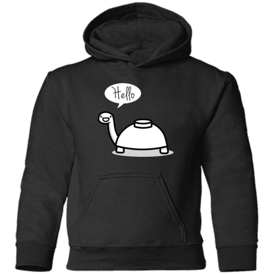 AGR Mine turtle stops by to say hello Toddler Pullover Hoodie