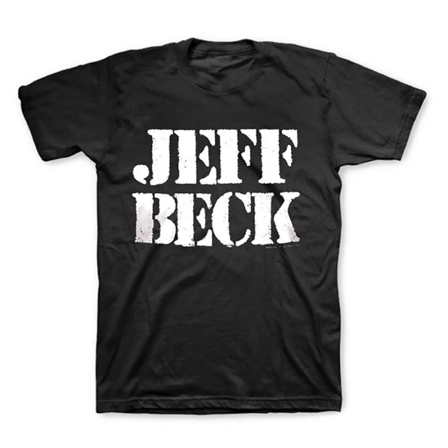 Jeff Beck Stencil Logo T-Shirt