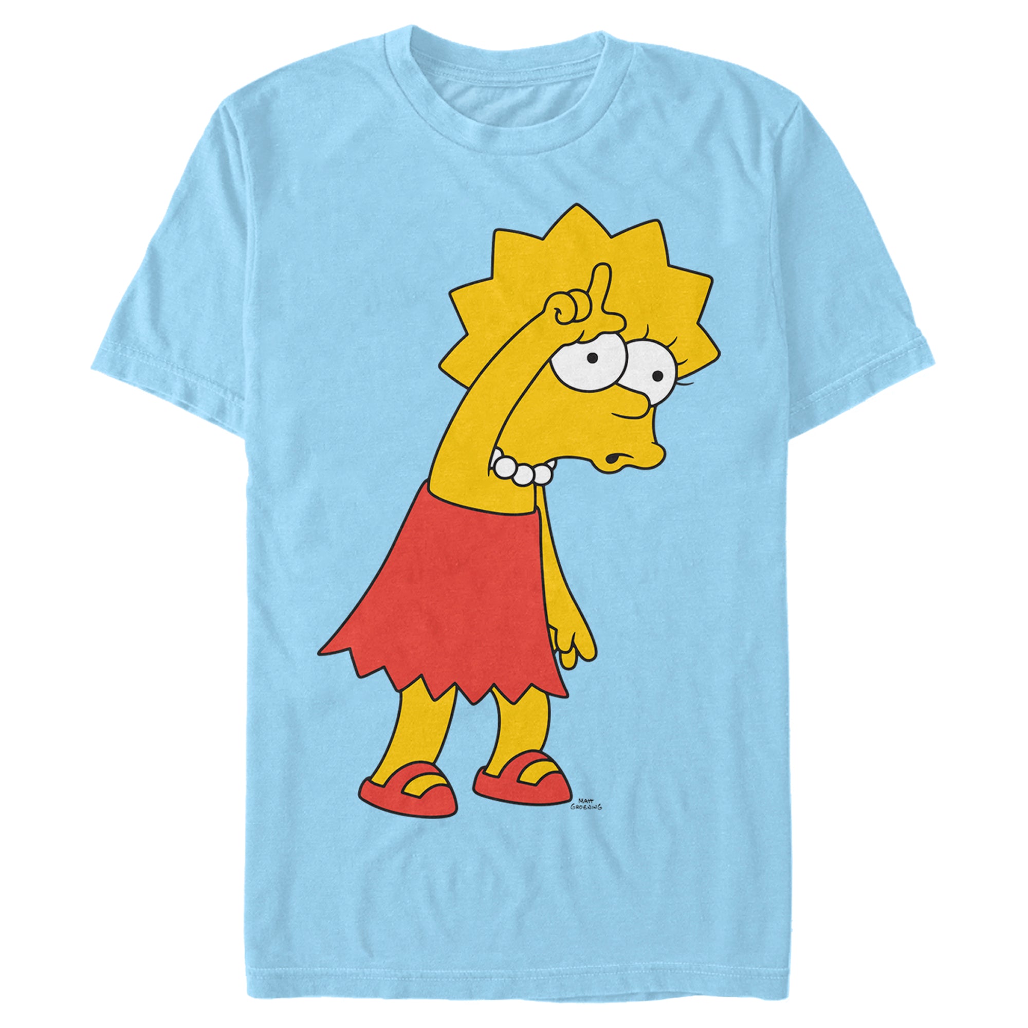 The Simpsons Men’S Lisa Loser  T-Shirt