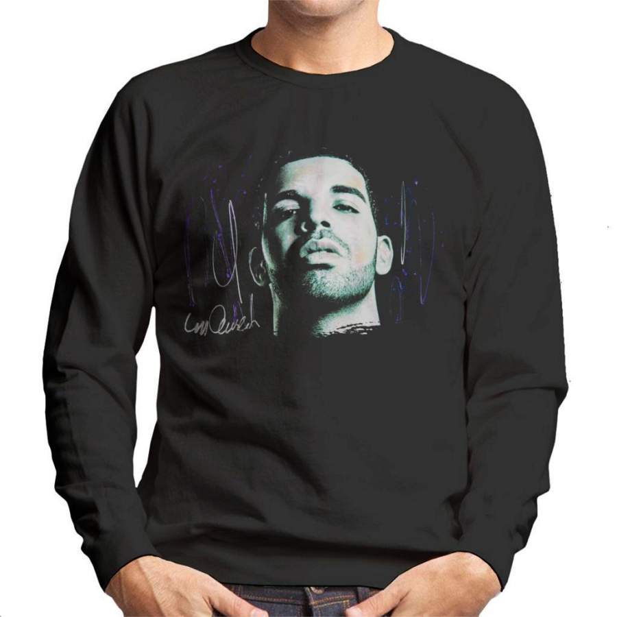 Sidney Maurer Original Portrait Of Drake OVOXO Men’s Sweatshirt