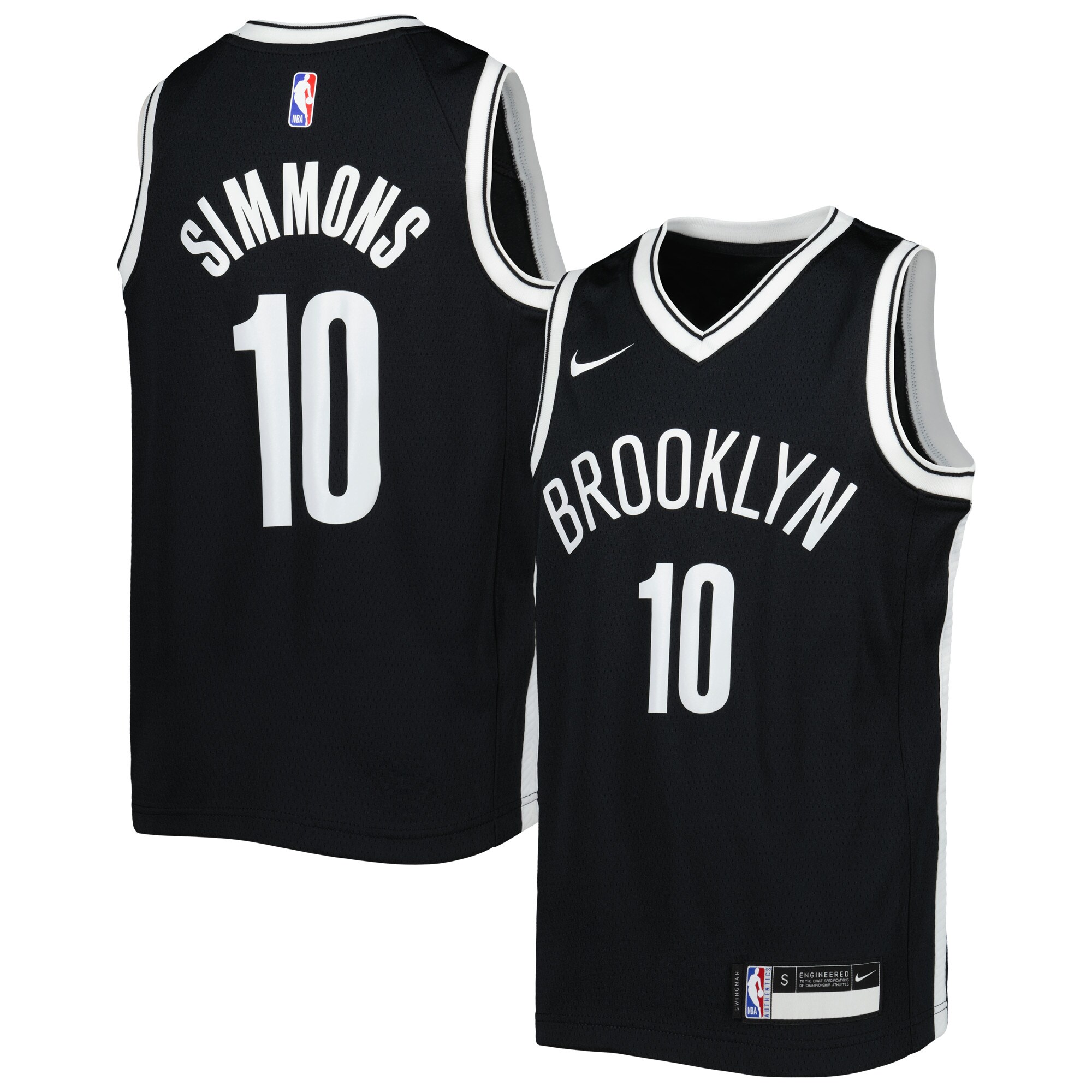 Ben Simmons Brooklyn Nets Youth Swingman Jersey – Icon Edition – Black