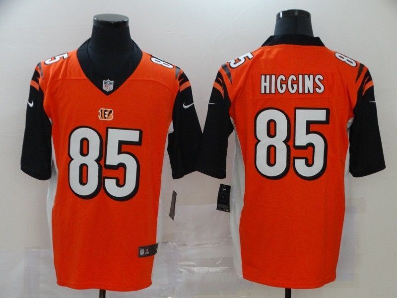 Cincinnati Bengals Tee Higgins #85 NFL 2020 Orange Jersey Jersey