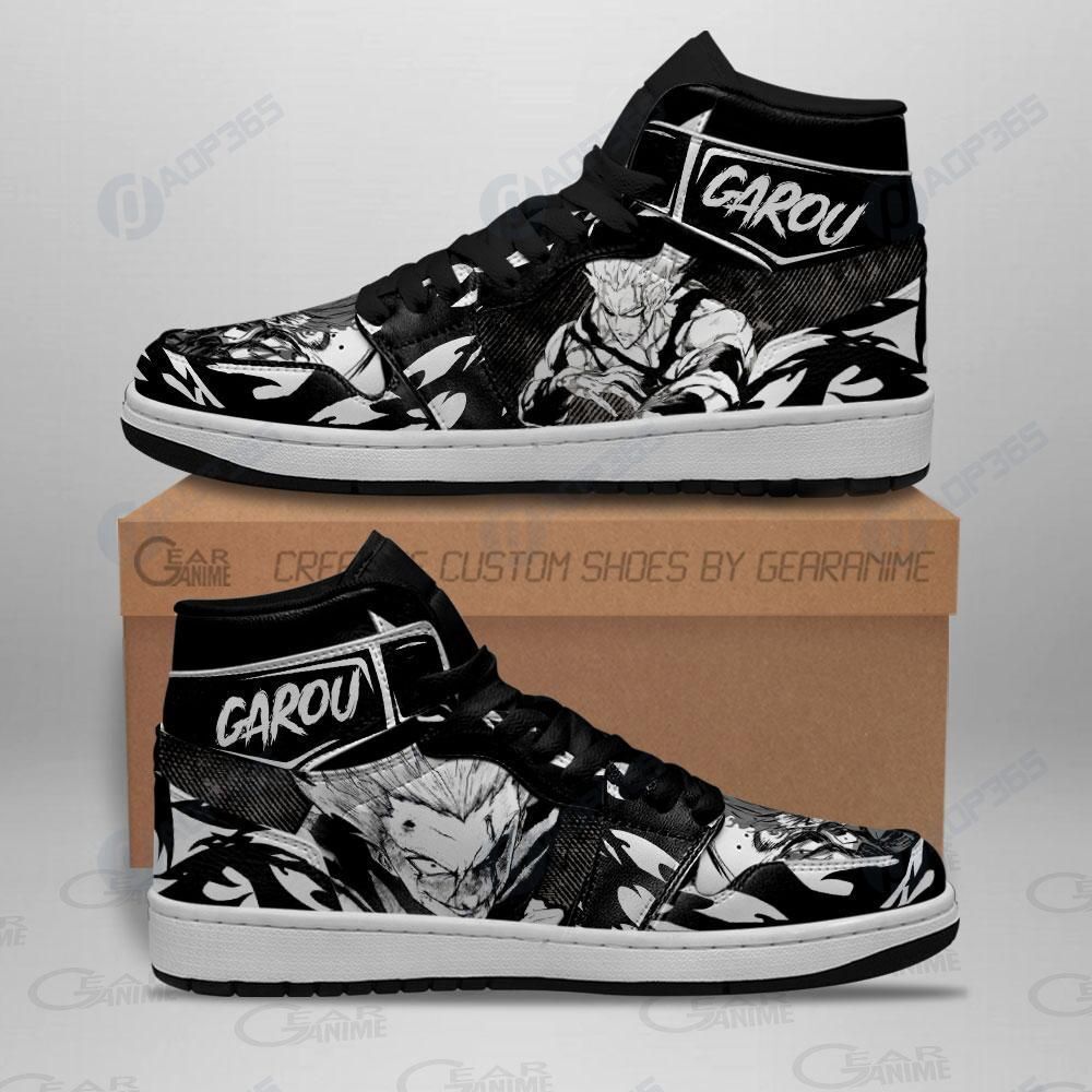 Garou One Punch Man Sneakers Anime Custom Shoes Mn10 Air Jordan 13 Shoes Hajd2403508