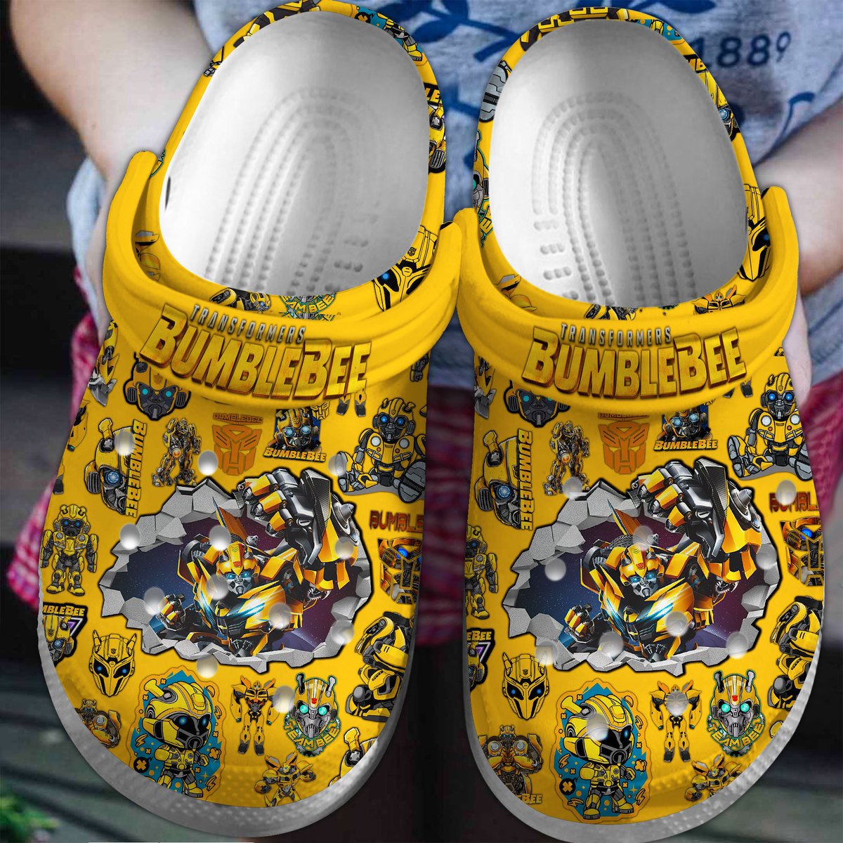 Bumblebee Transformers Movie Crocss Clogs For Men Women And Kid C6Ijgnyu