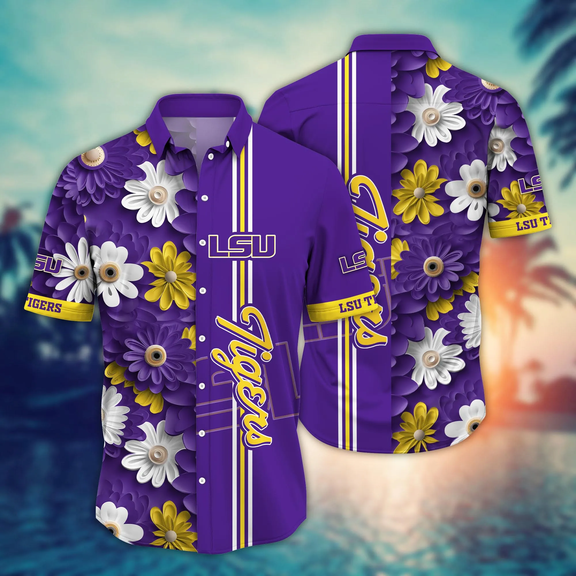 Lsu Tigers NCAA Hawaiian Shirt Long Days Aloha Shirt