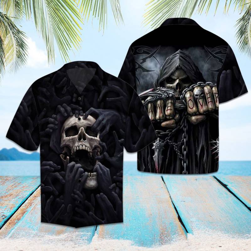 Amazing Skull HT20708 – Hawaiian Shirt