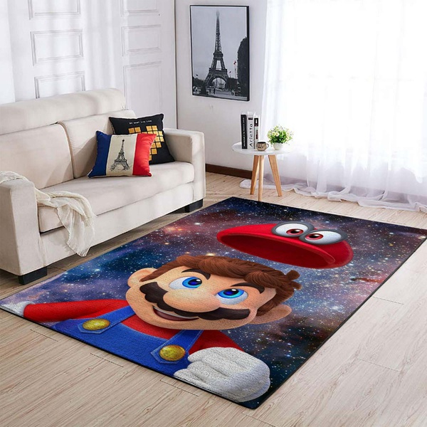 The 20 Rug Mario Gaming Area Rugs Living Room Carpet FN031222 Christmas Gift Floor Decor