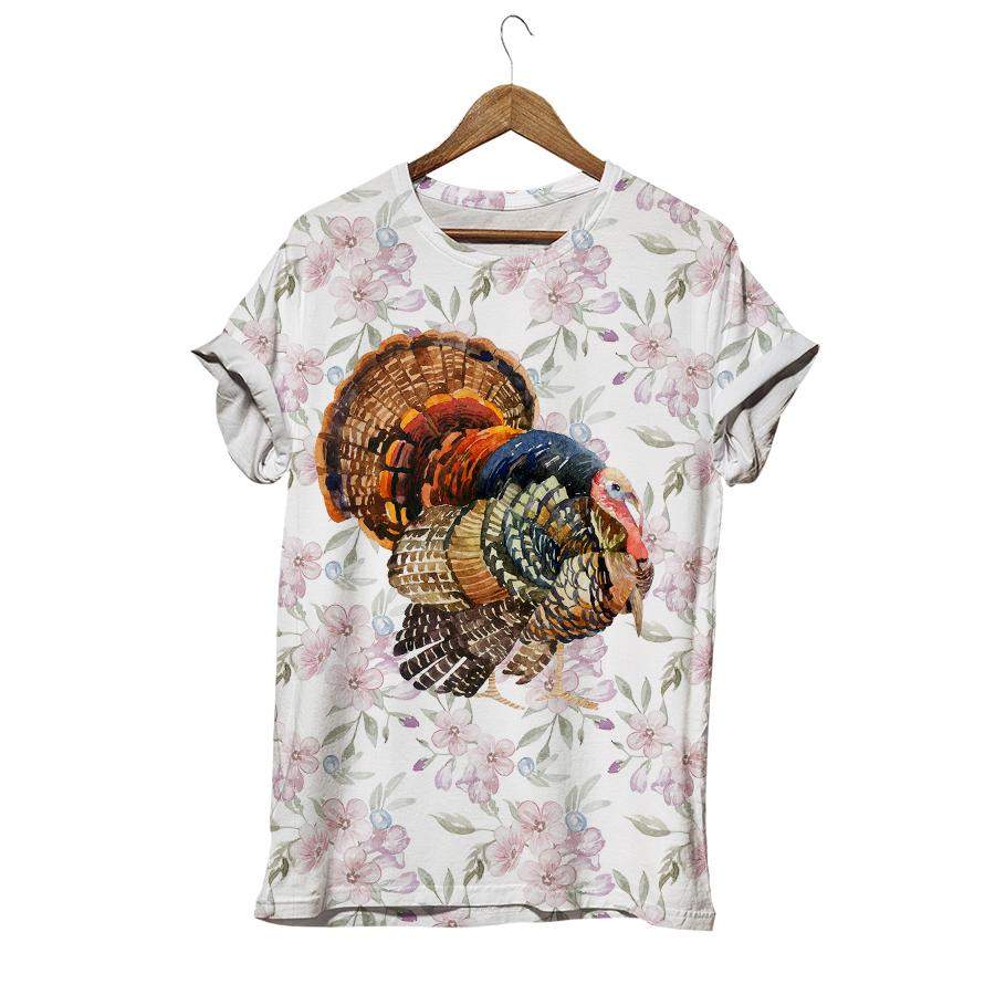 Vegetal Botanical Turkey Farm T-shirt