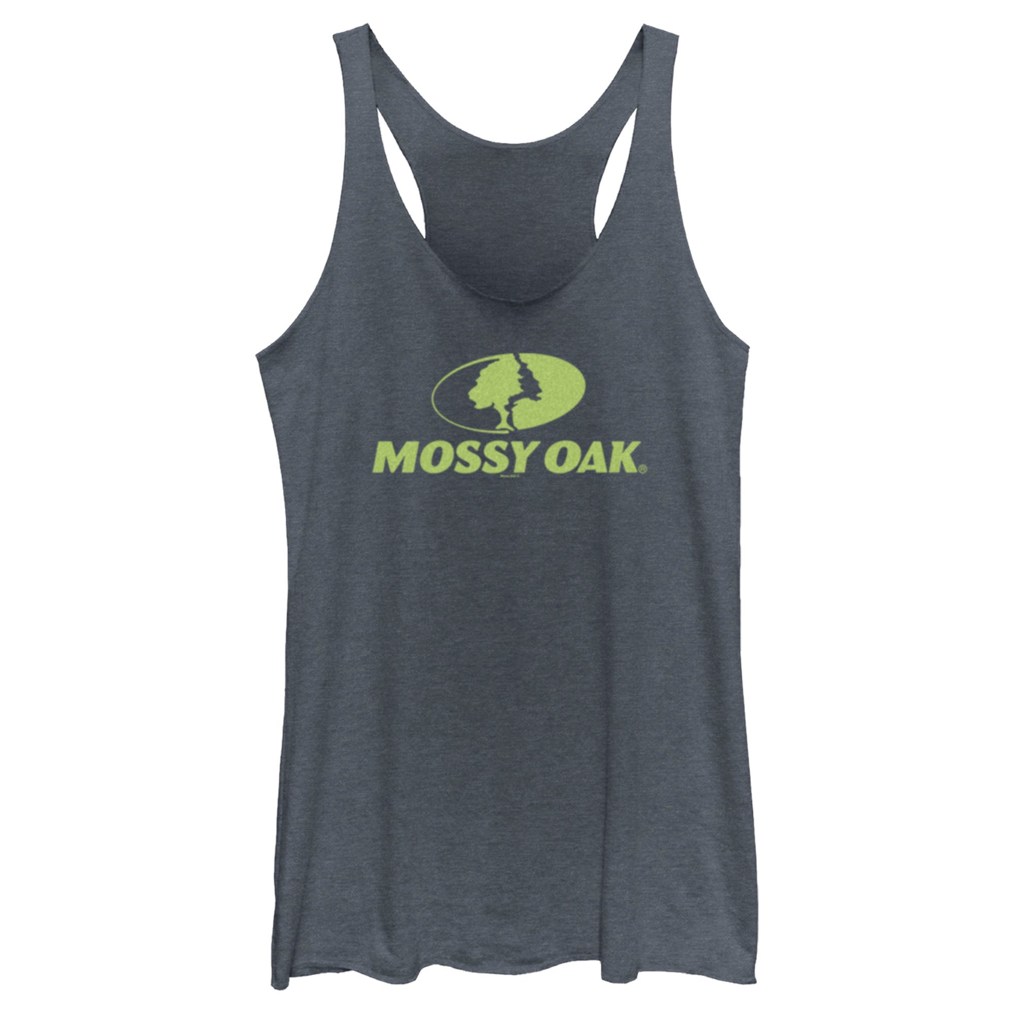 Women’S Mossy Oak Green Classic Logo Racerback Tank Top