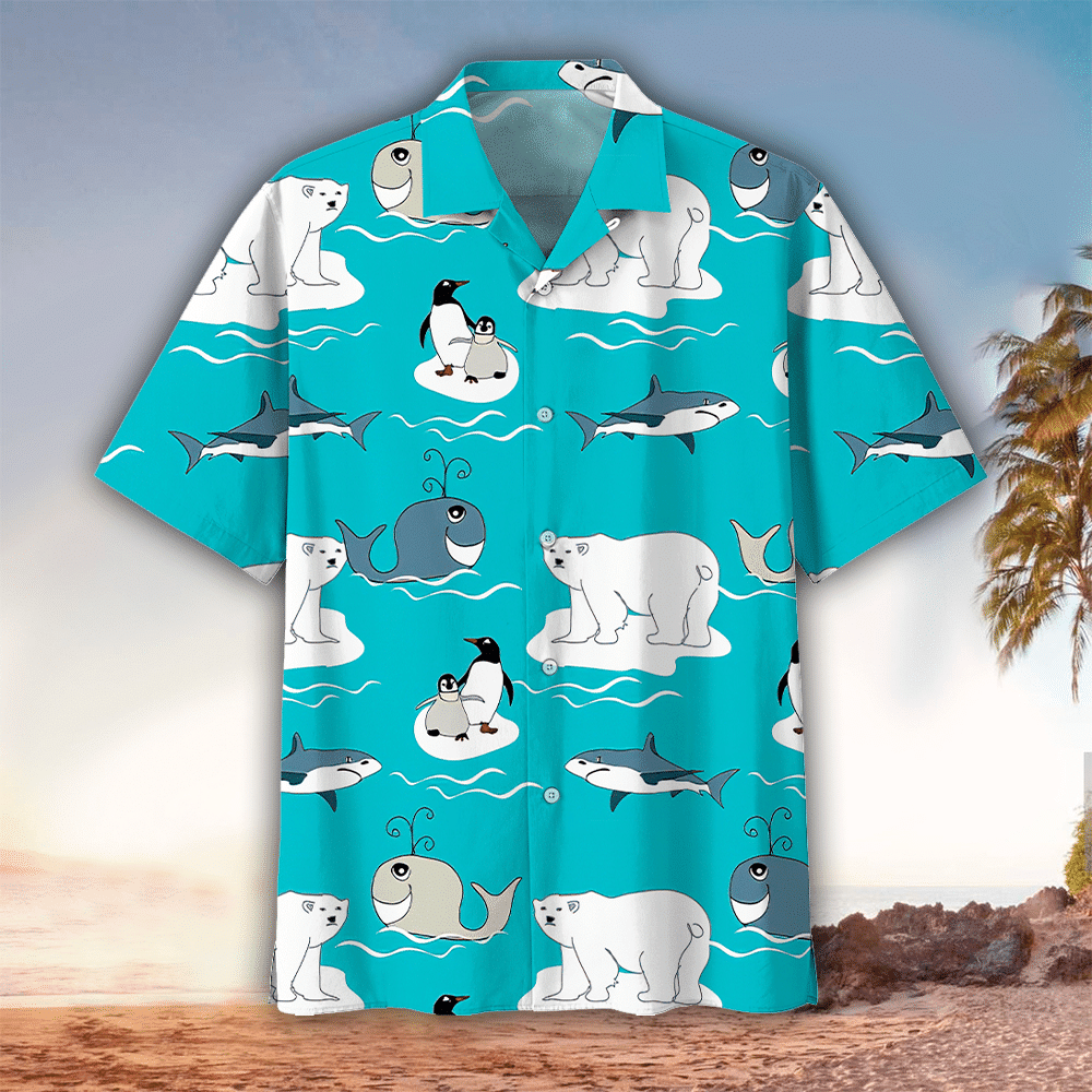 Penguin Hawaiian Shirt, Penguin Shirt For Penguin Lover Hawaii Shirt Men, Aloha Shirt