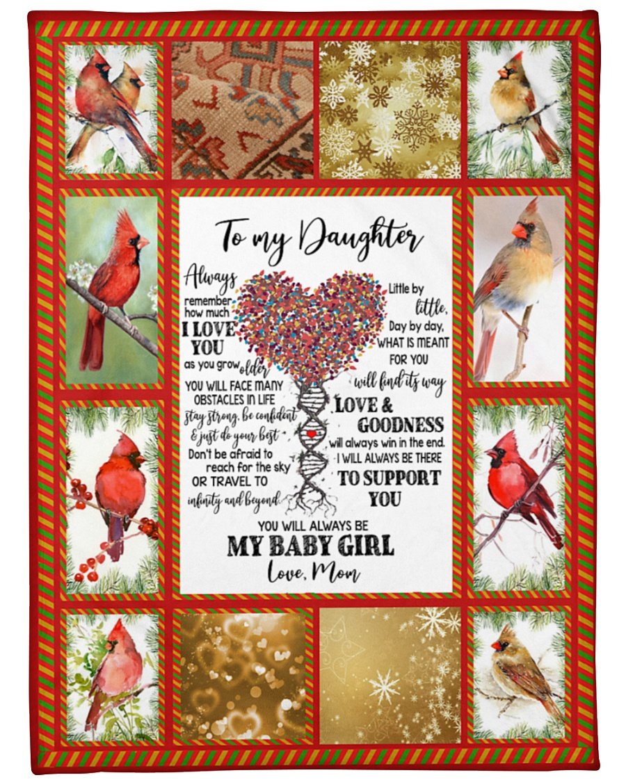 To My Daughter Always Remember How Much I Love You Blanket Birthday Gift Family Gift Gift For Daughter Gift From Mom To Daughter Home Decor Bedding Couch Sofa Soft And Comfy Cozy